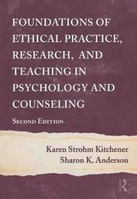 Kirjan kansi "Foundations of Ethical Practice, Research, and Teaching in Psychology and Counseling"