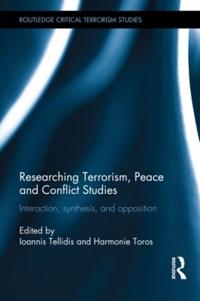 Kirjan kansi "Researching Terrorism, Peace and Conflict Studies"
