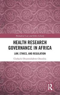 Bokomslag för "Health Research Governance in Africa"
