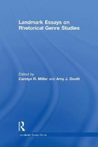 Bokomslag för "Landmark Essays on Rhetorical Genre Studies"