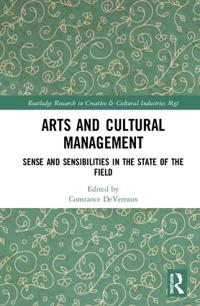 Kirjan kansi "Arts and Cultural Management"