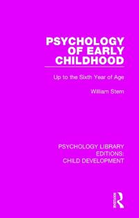 Bokomslag för "Psychology of Early Childhood"