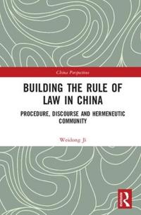 Bokomslag för "Building the Rule of Law in China"