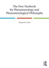 Kirjan kansi "The New Yearbook for Phenomenology and Phenomenological Philosophy"