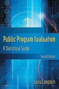 Bokomslag för "Public Program Evaluation"