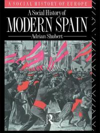 Kirjan kansi "A Social History of Modern Spain"