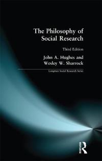 Bokomslag för "The Philosophy of Social Research"