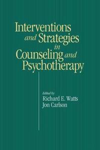 Intervention & Strategies in Counseling and Psychotherapy