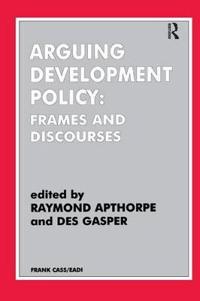 Bokomslag för "Arguing Development Policy"