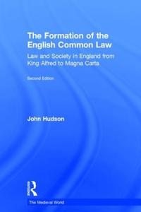 Bokomslag för "The Formation of the English Common Law"