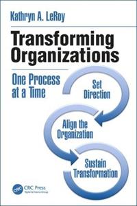 Kirjan kansi "Transforming Organizations"