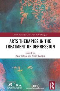 Kirjan kansi "Arts Therapies in the Treatment of Depression"