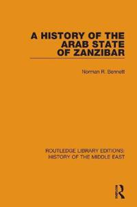 Kirjan kansi "A History of the Arab State of Zanzibar"