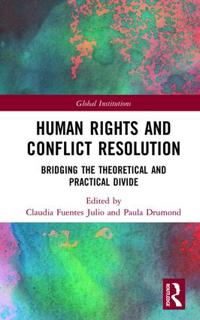 Kirjan kansi "Human Rights and Conflict Resolution"