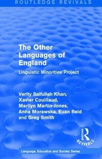 Kirjan kansi "Routledge Revivals: The Other Languages of England (1985)"