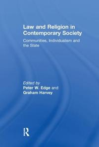 Kirjan kansi "Law and Religion in Contemporary Society"
