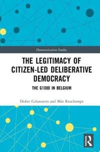 Kirjan kansi "The Legitimacy of Citizen-led Deliberative Democracy"
