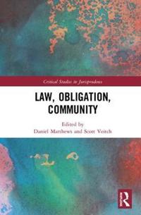 Kirjan kansi "Law, Obligation, Community"