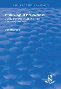 Kirjan kansi "At the Verge of Inclusiveness"