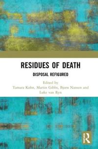 Kirjan kansi "Residues of Death"
