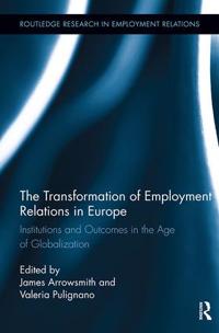 Kirjan kansi "The Transformation of Employment Relations in Europe"