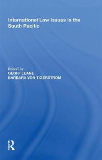 Bokomslag för "International Law Issues in the South Pacific"
