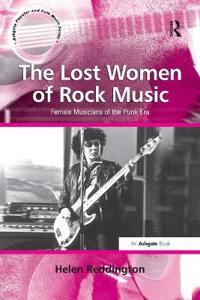 Kirjan kansi "The Lost Women of Rock Music"