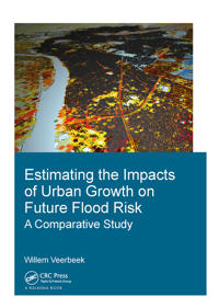 Kirjan kansi "Estimating the Impacts of Urban Growth on Future Flood Risk"