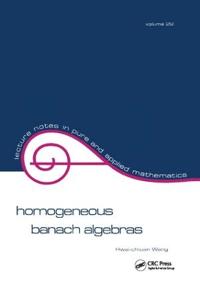 Bokomslag for "Homogeneous Banach Algebras"