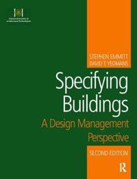 Bokomslag for "Specifying Buildings"