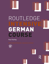 Kirjan kansi "Routledge Intensive German Course"