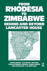 Bokomslag for "From Rhodesia to Zimbabwe"
