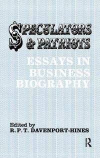 Bokomslag för "Speculators and Patriots"