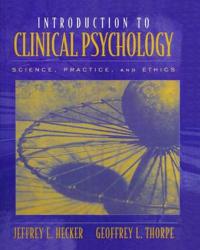 Bokomslag for "Introduction to Clinical Psychology"