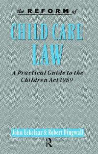 Kirjan kansi "The Reform of Child Care Law"