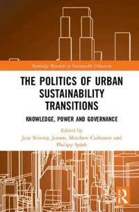 Kirjan kansi "The Politics of Urban Sustainability Transitions"