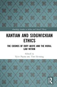 Kirjan kansi "Kantian and Sidgwickian Ethics"