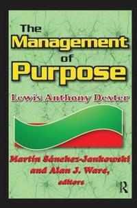 Bokomslag för "The Management of Purpose"