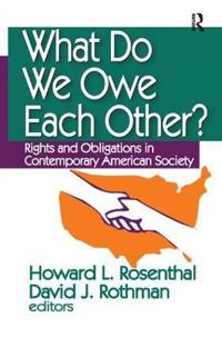 Bokomslag för "What Do We Owe Each Other?"