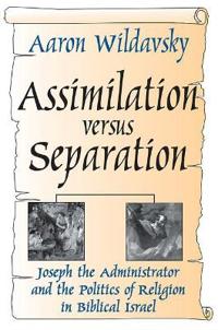 Kirjan kansi "Assimilation Versus Separation"