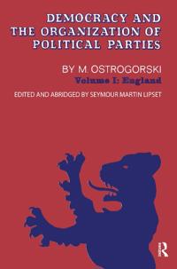 Bokomslag för "Democracy and the Organization of Political Parties"
