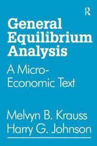 Bokomslag for "General Equilibrium Analysis"