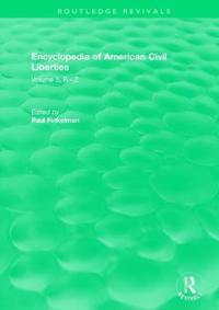 Kirjan kansi "Routledge Revivals: Encyclopedia of American Civil Liberties (2006)"