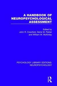 Kirjan kansi "A Handbook of Neuropsychological Assessment"