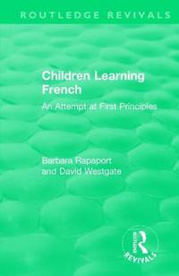 Children Learning French