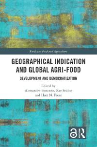 Kirjan kansi "Geographical Indication and Global Agri-Food"