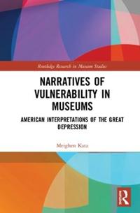Kirjan kansi "Narratives of Vulnerability in Museums"