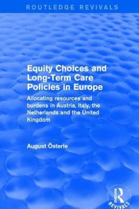 Kirjan kansi "Equity Choices and Long-Term Care Policies in Europe"