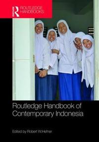 Kirjan kansi "Routledge Handbook of Contemporary Indonesia"