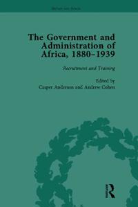 The Government and Administration of Africa, 1880–1939
